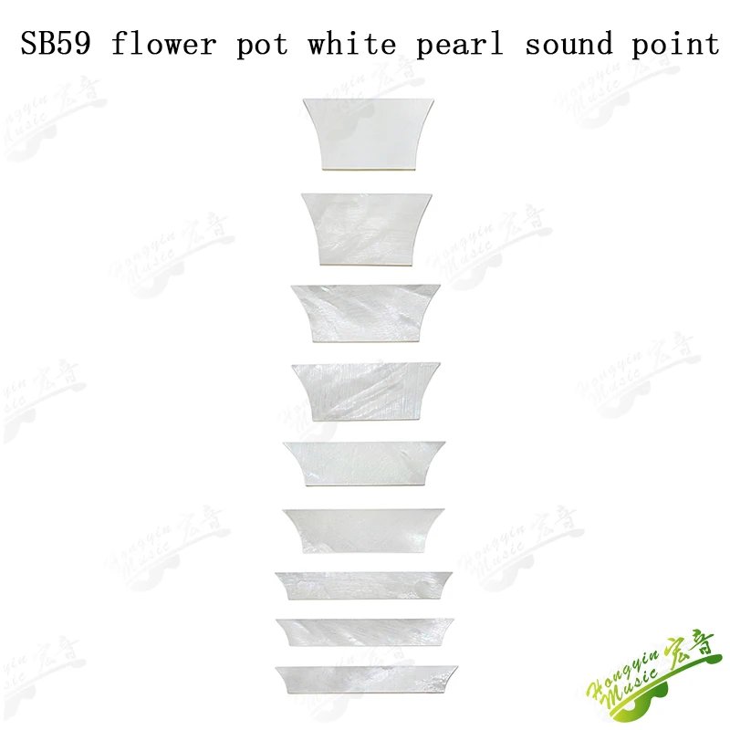 Guitar sound point Abalone color shell white shell guitar fingerboard inlaid guitar materials to make accessories