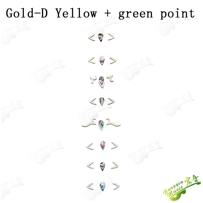 Guitar sound point Abalone color shell white shell guitar fingerboard inlaid guitar materials to make accessories
