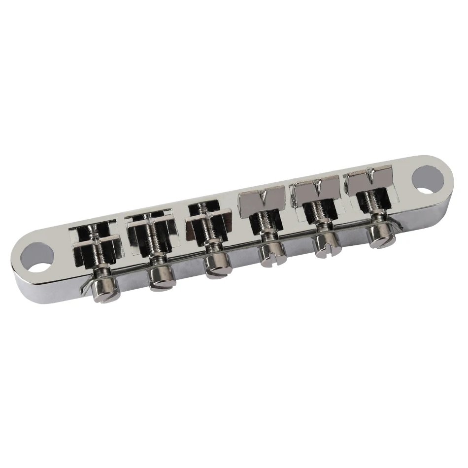 1 Set of 6 Strings Guitar Tune-O-matic Bridge and Tailpiece with Posts for LP Electric Guitar 1 Set of 6 Strings Guitar Tune-O-matic Bridge and Tailpiece with Posts for LP Electric Guitar