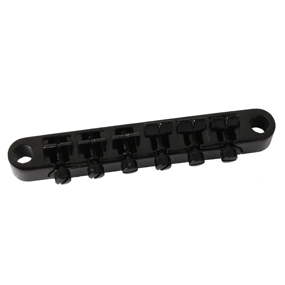 1 Set of 6 Strings Guitar Tune-O-matic Bridge and Tailpiece with Posts for LP Electric Guitar 1 Set of 6 Strings Guitar Tune-O-matic Bridge and Tailpiece with Posts for LP Electric Guitar
