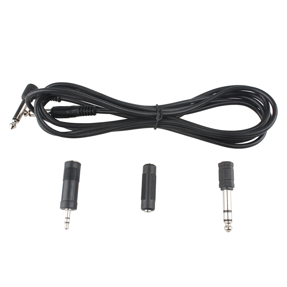 Guitar Cable 3m Connecting Cable for Electric Guitar Bass Keyboard Instrument Noise Reduction Audio Cable 6.35 3.5mm Plugs Guitar Cable 3m Connecting Cable for Electric Guitar Bass Keyboard Instrument Noise Reduction Audio Cable 6.35 3.5mm Plugs
