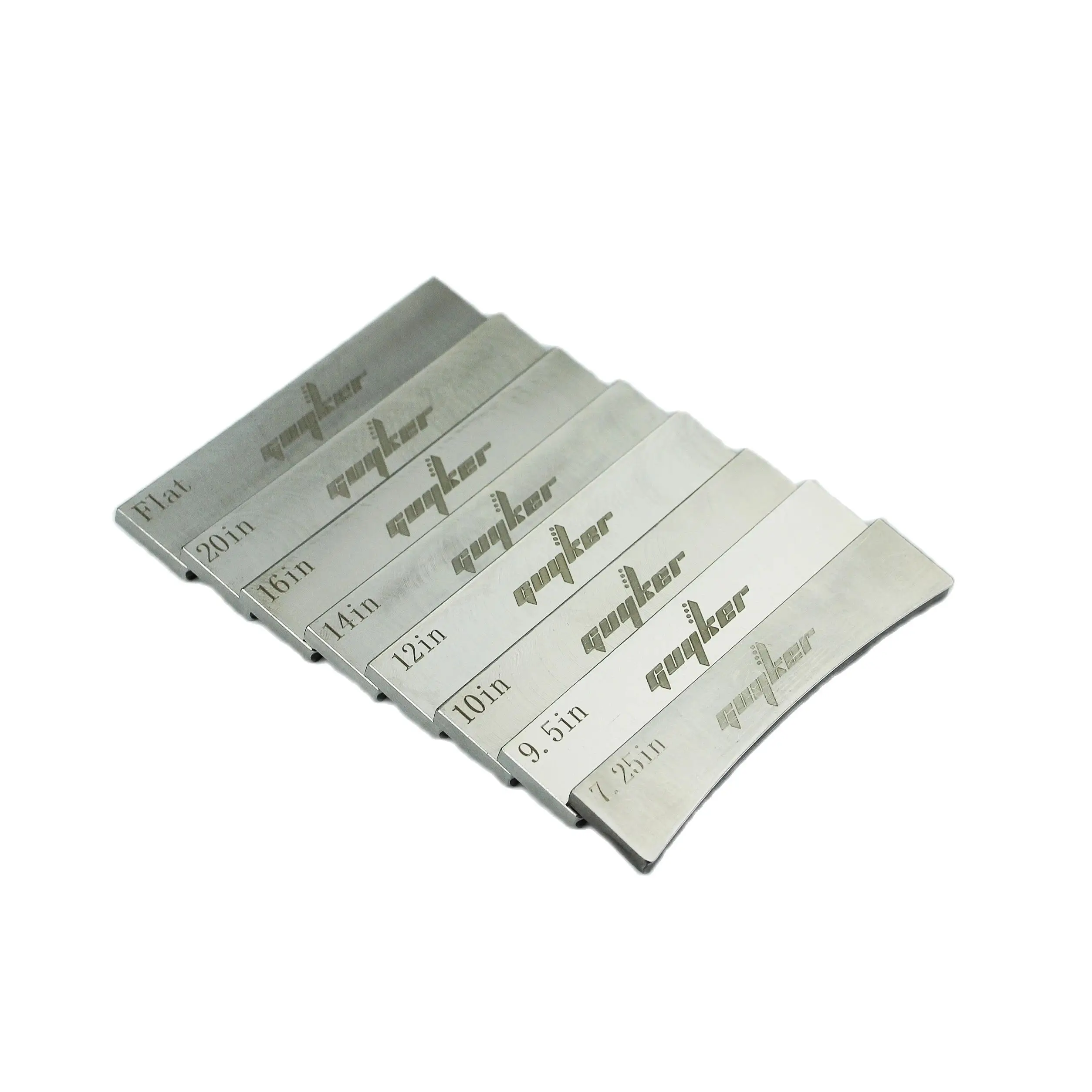 8 Size Guitar Radius Metal 304 stainless steel Machine pressure Fingerboard Fret Press Caul Insert Guitar DIY Tools Guitar Acces