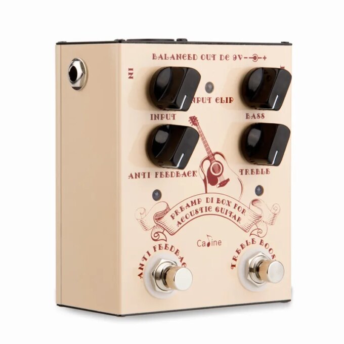 Caline CP-40 Acoustic Guitar Effect Pedal DI Box Cabinet Simulator Pedal Preamp Guitar Accessories - Image 2