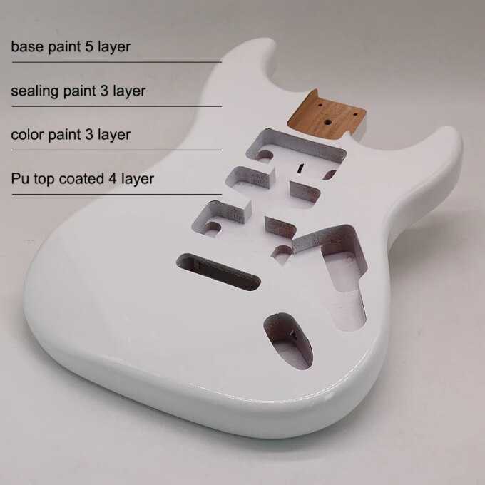 Electric Guitar Body Poplar Wood Electric Guitar Barrel For DIY Electric Guitar - Image 3