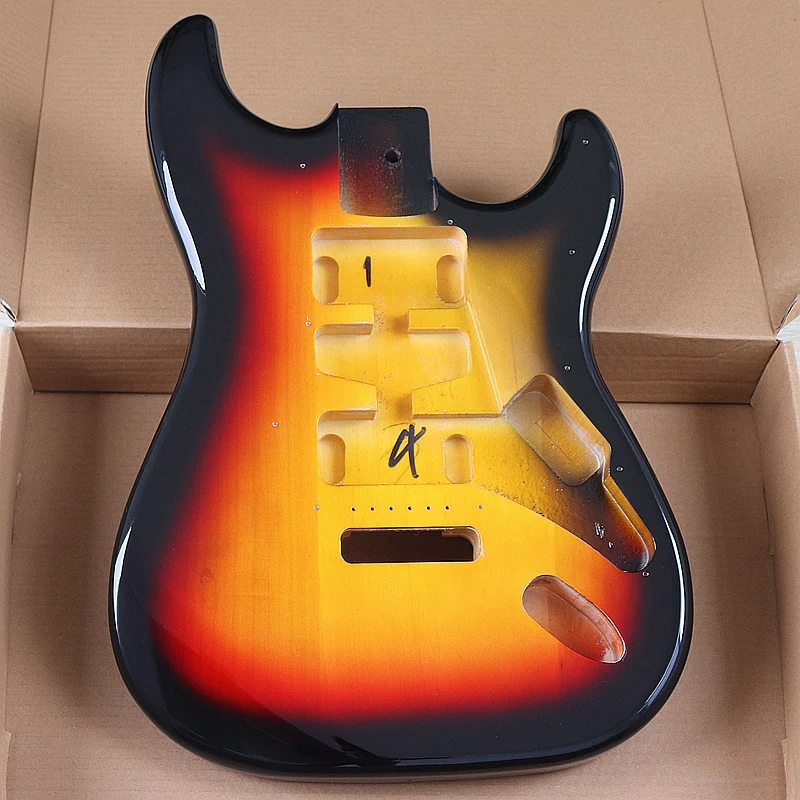 Electric Guitar Body Poplar Wood Electric Guitar Barrel For DIY Electric Guitar