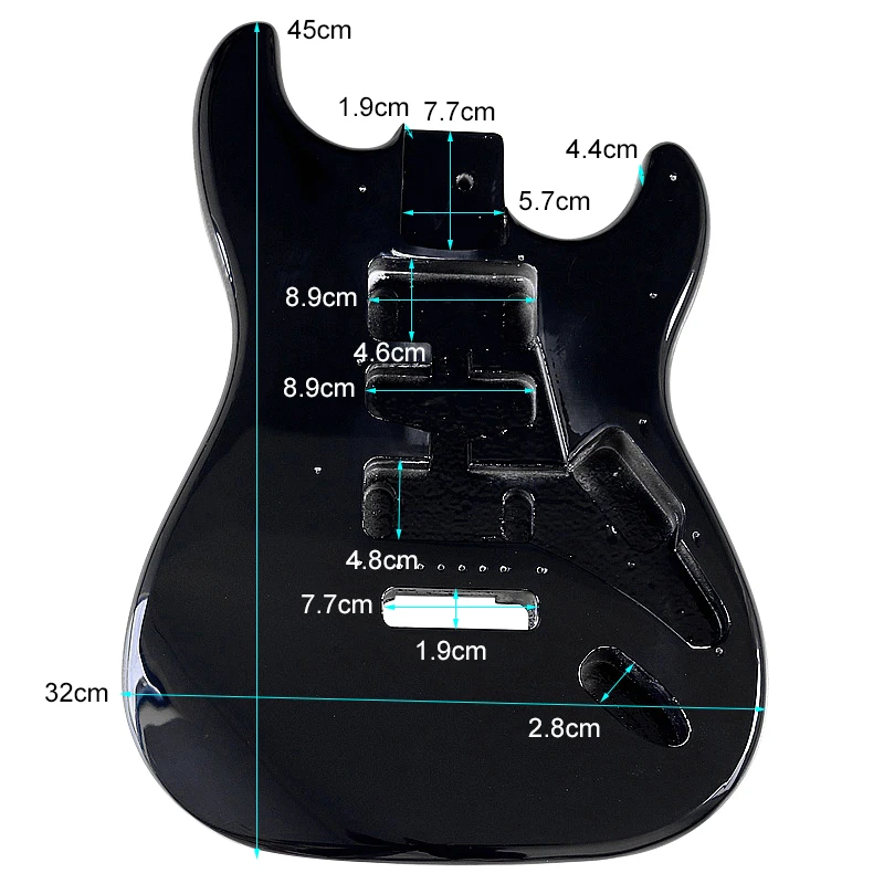 Electric Guitar Body Poplar Wood Electric Guitar Barrel For DIY Electric Guitar