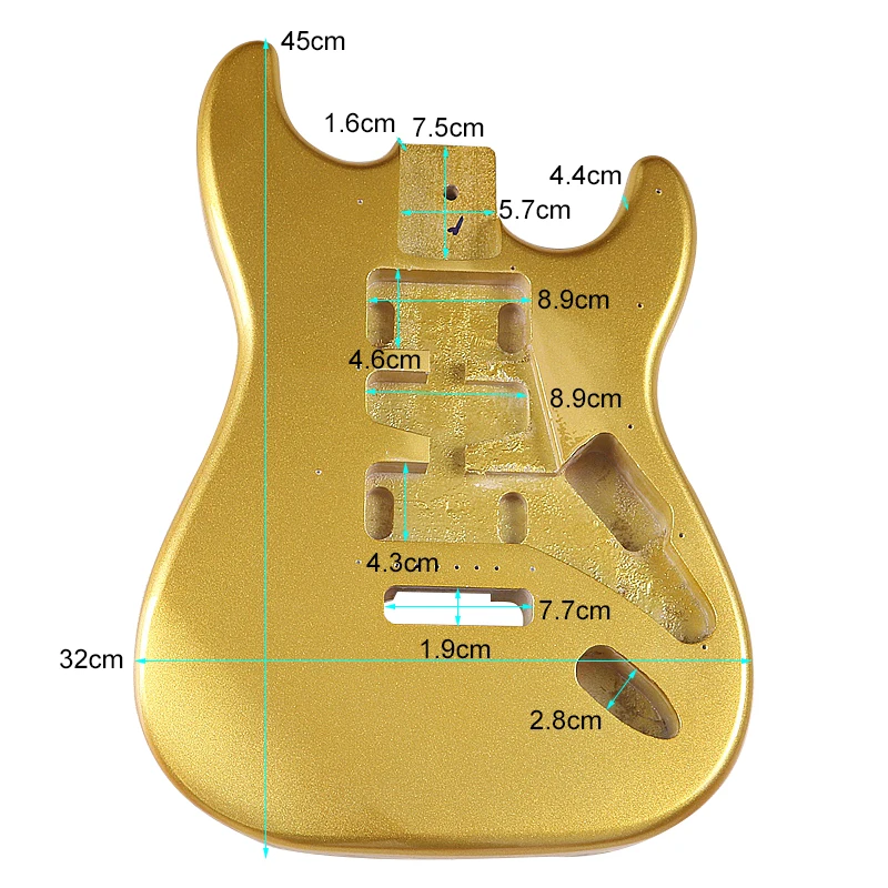 Electric Guitar Body Poplar Wood Electric Guitar Barrel For DIY Electric Guitar