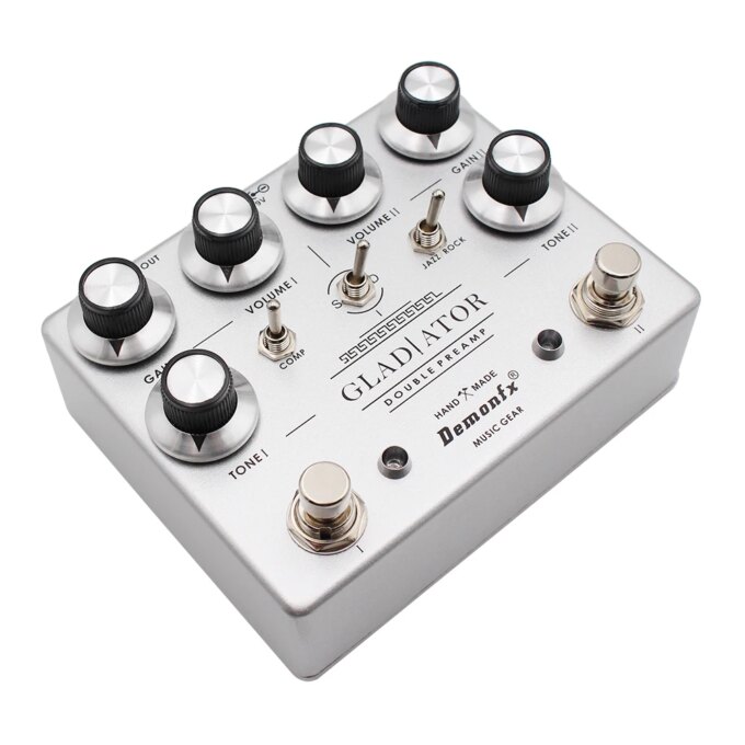 Demonfx GLADIATOR Guitar Effect Pedal Distortion Overdrive  Dual Overdrive Preamp With True Bypass NEW - Image 4