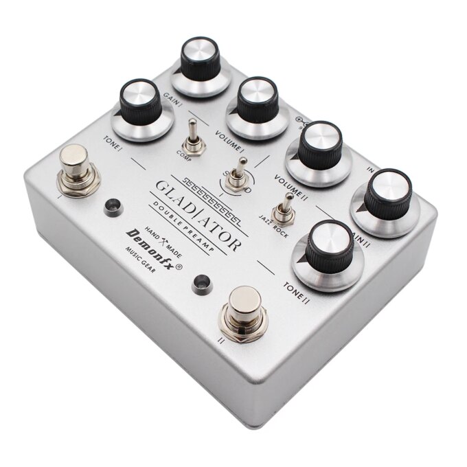 Demonfx GLADIATOR Guitar Effect Pedal Distortion Overdrive  Dual Overdrive Preamp With True Bypass NEW - Image 5