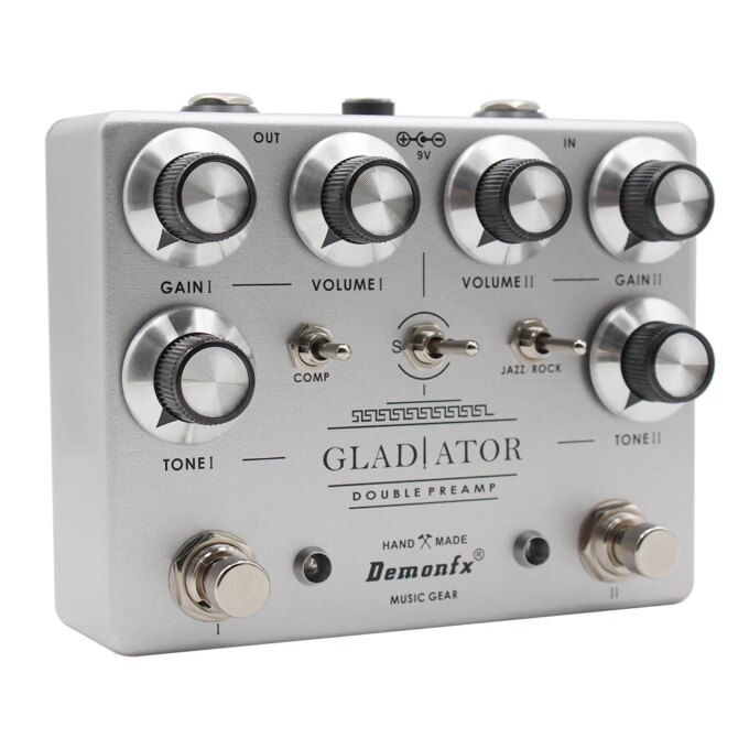 Demonfx GLADIATOR Guitar Effect Pedal Distortion Overdrive  Dual Overdrive Preamp With True Bypass NEW - Image 3