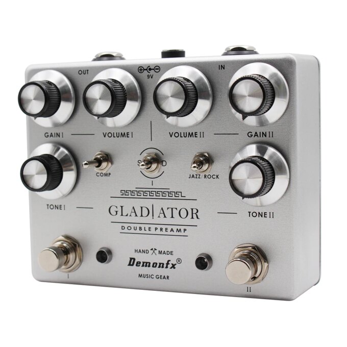 Demonfx GLADIATOR Guitar Effect Pedal Distortion Overdrive  Dual Overdrive Preamp With True Bypass NEW - Image 2