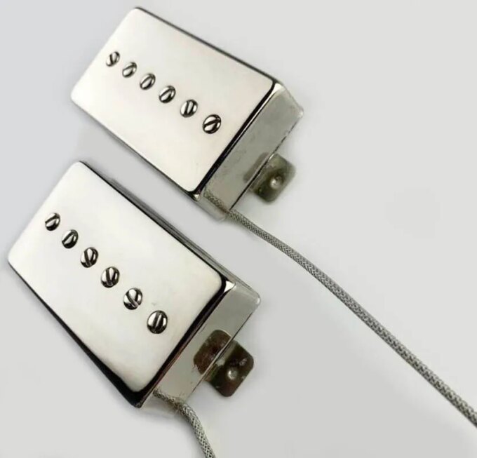 Rebel 90 Alnico 2 R90 Nickel HB Humbucker Size HB Bucker Size P90 Pickup for Electric Guitar - Image 4