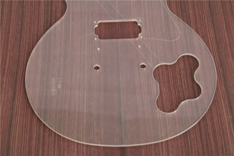 LP Style Electric Guitar Body Transparent Acrylic Template Guitar Making Molds