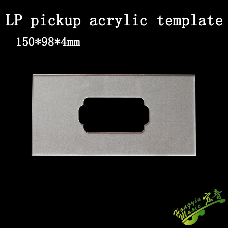 LP Style Electric Guitar Body Transparent Acrylic Template Guitar Making Molds