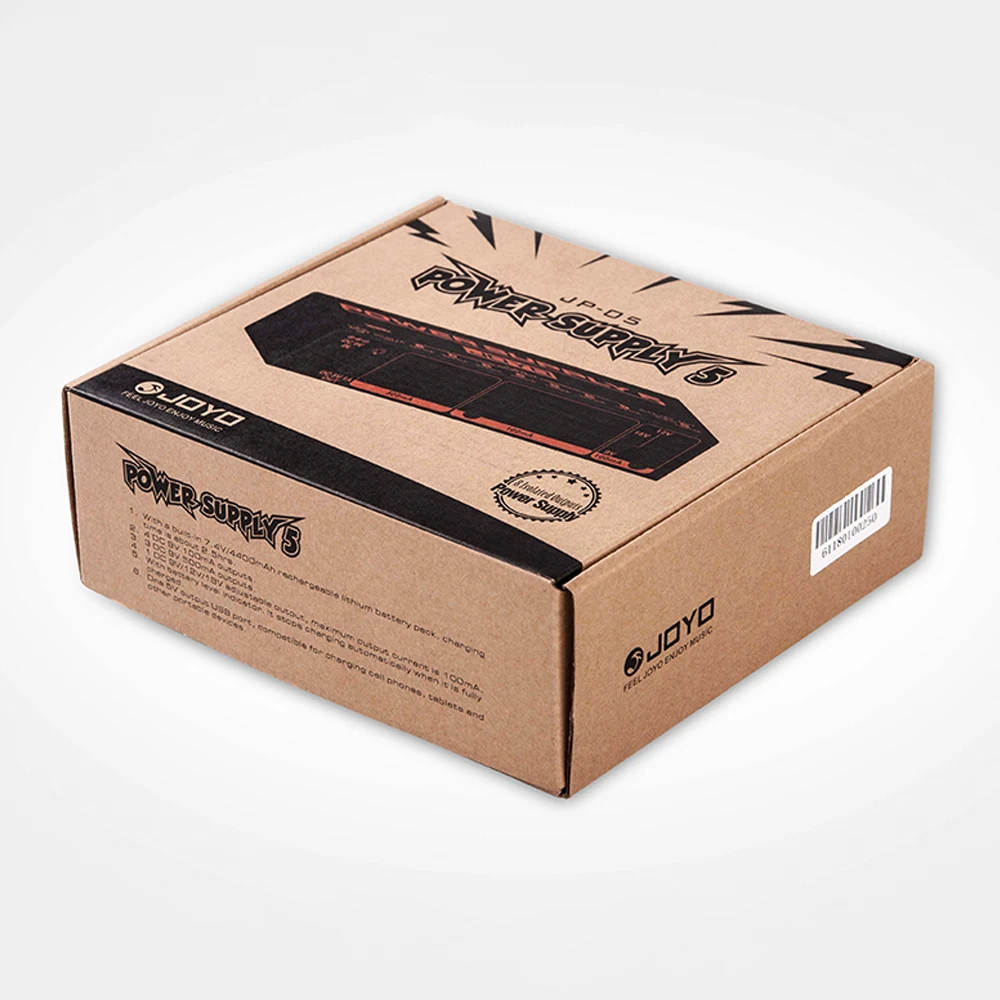 JOYO JP-05 Guitar Effect Pedal Power Supply Rechargeable 4400mAh Battery 8 Isolated DC Outputs 9V 12V 18V Guitar Effect Power