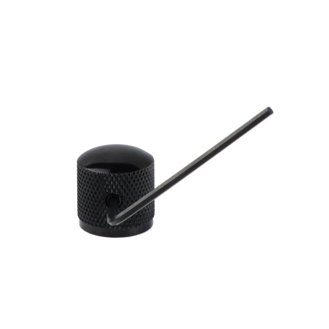 FLEOR 4pcs Metal Dome Guitar Control Knobs Buttons Volume Tone Knobs Black with Wrench for Electric Guitar Accessories - Image 4