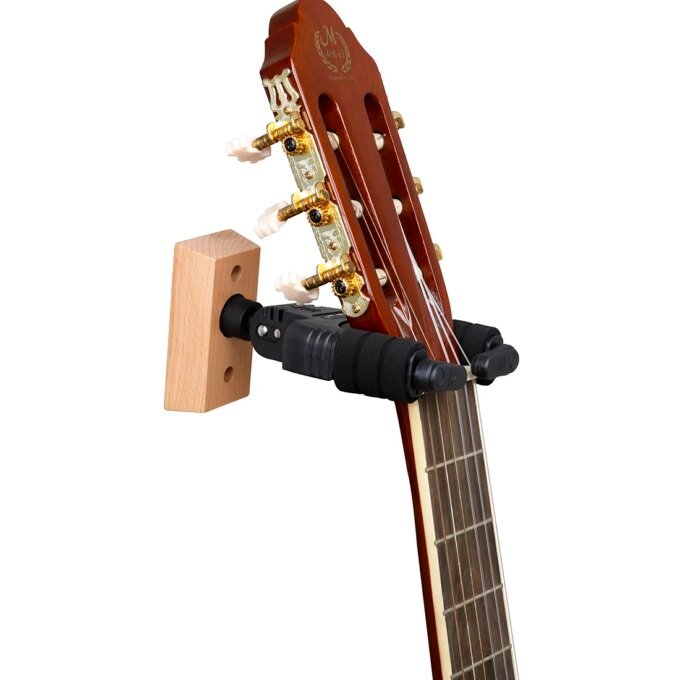 Wall Mount Guitar Hook Stringed Wooden Musical Instrument Accessories Self-Locking Hanger Holder for Guitar Ukulele Violin - Image 2