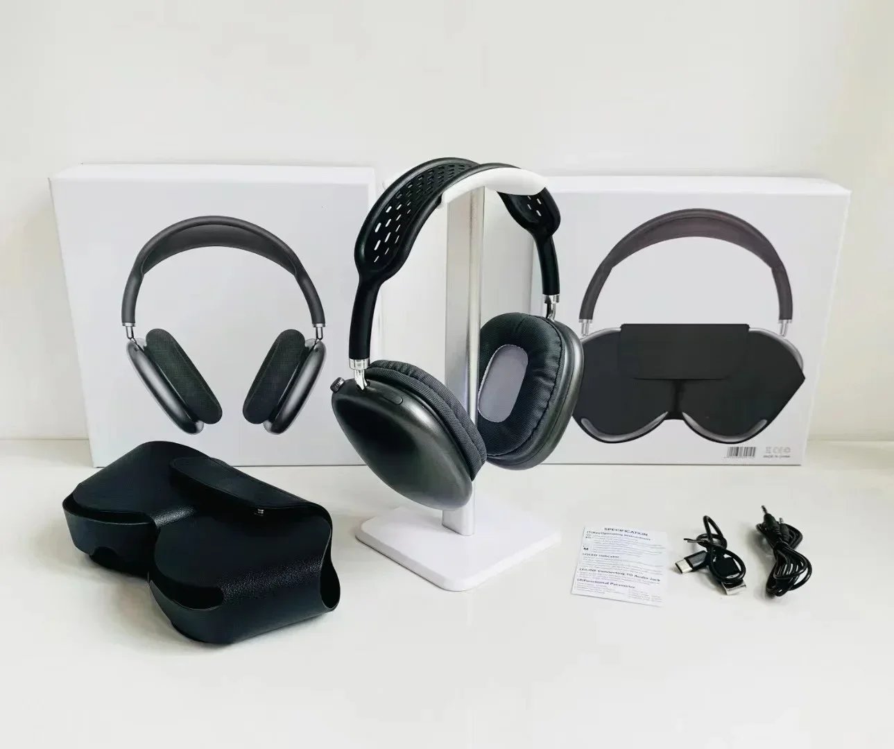P9MAX Wireless Bluetooth Headset Headworn Noise Reduction Sports Bluetooth Headset Suitable for Apple and Huawei