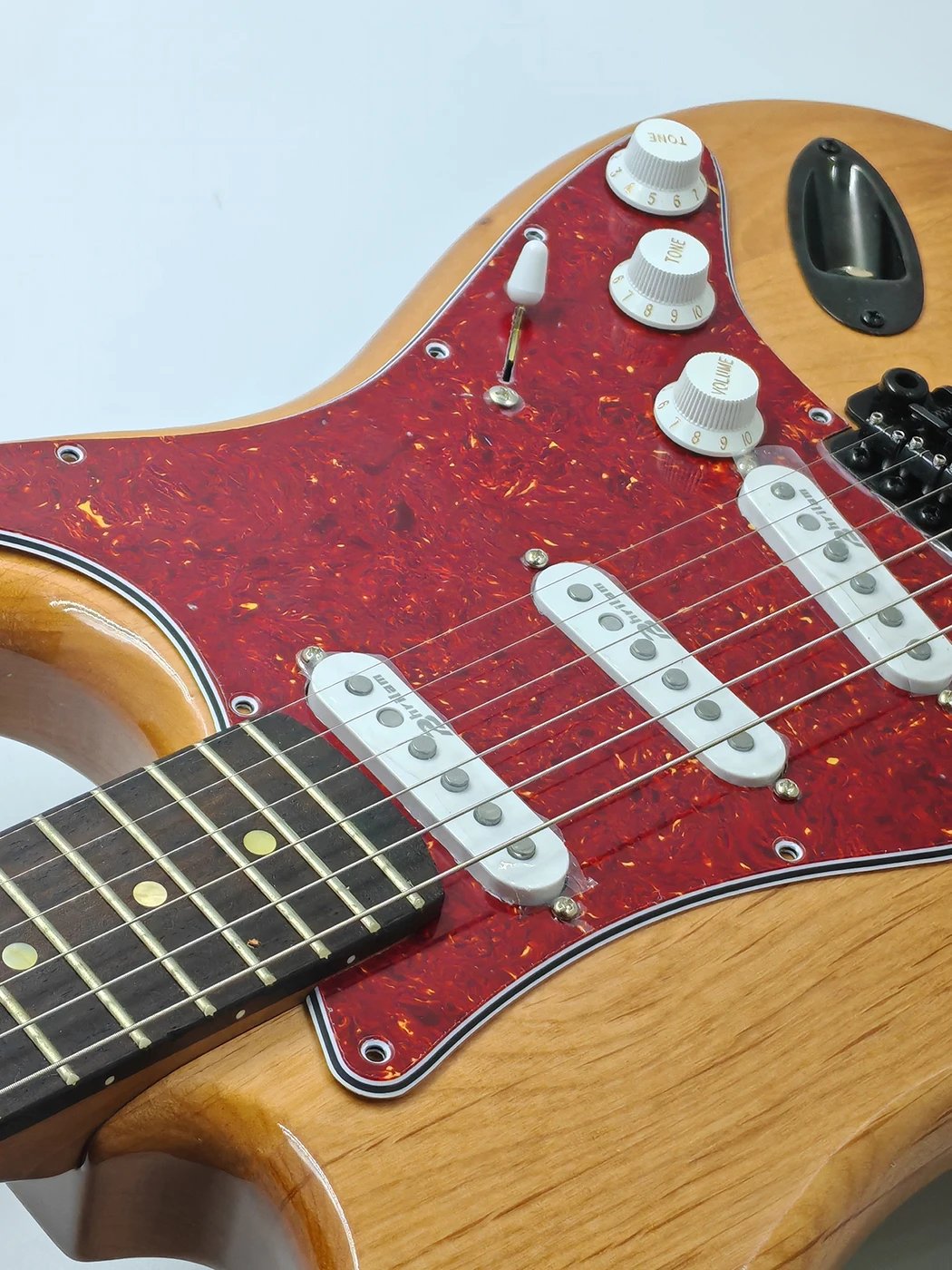 PHRILM SSS11hole ST electric guitar guard,3LayerStratocasterPickguard with Aluminum Foil Shield - Fits American/Mexican Standard PHRILM SSS11hole ST electric guitar guard,3LayerStratocasterPickguard with Aluminum Foil Shield - Fits American/Mexican Standard