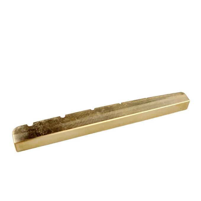 1 Piece Solid Brass Metal Electric Guitar Nut 42mm 43mm for ST TL Style Electric Guitar - Image 4