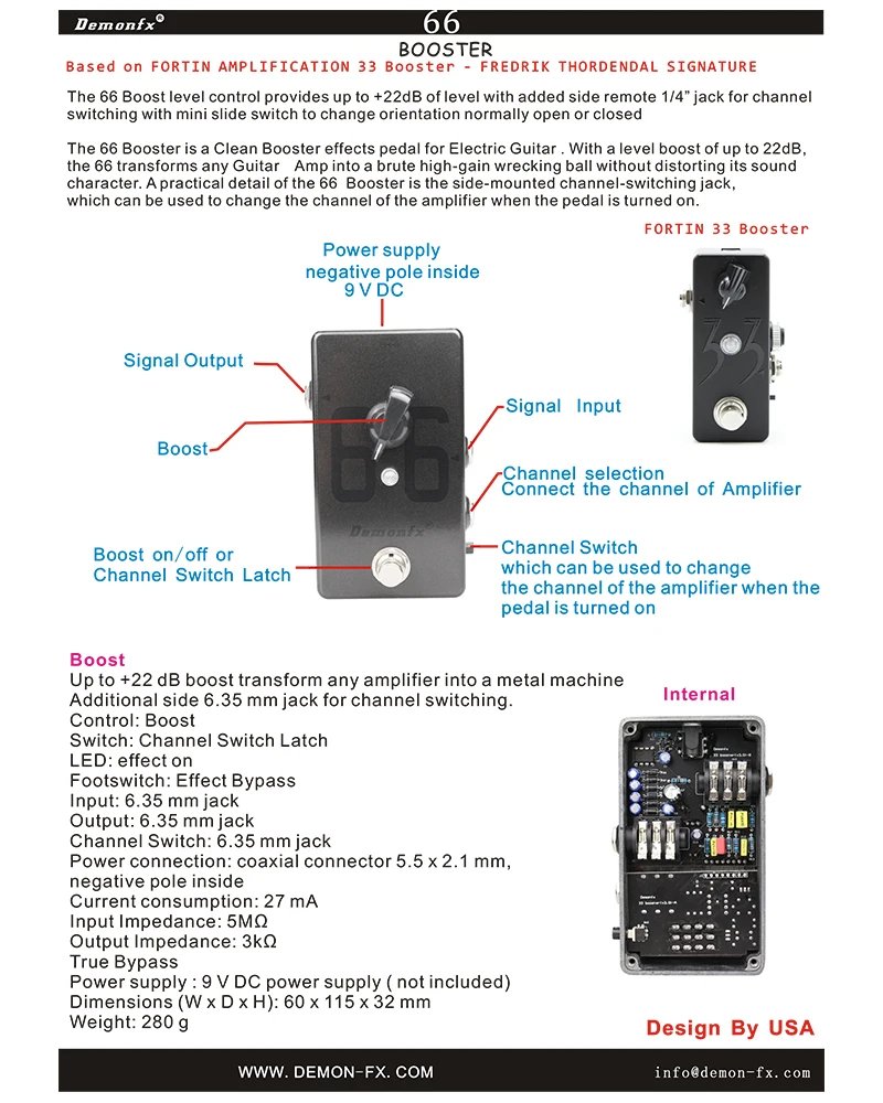 NEW Demonfx High Quality Guitar Bass Effect Pedal Overdrive Distortion Compressor Delay Chorus AutoWah Pedal