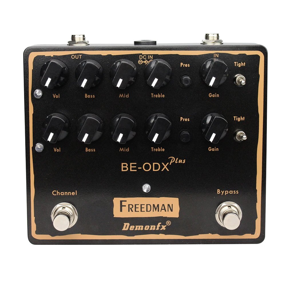NEW Demonfx High Quality Guitar Bass Effect Pedal Overdrive Distortion Compressor Delay Chorus AutoWah Pedal