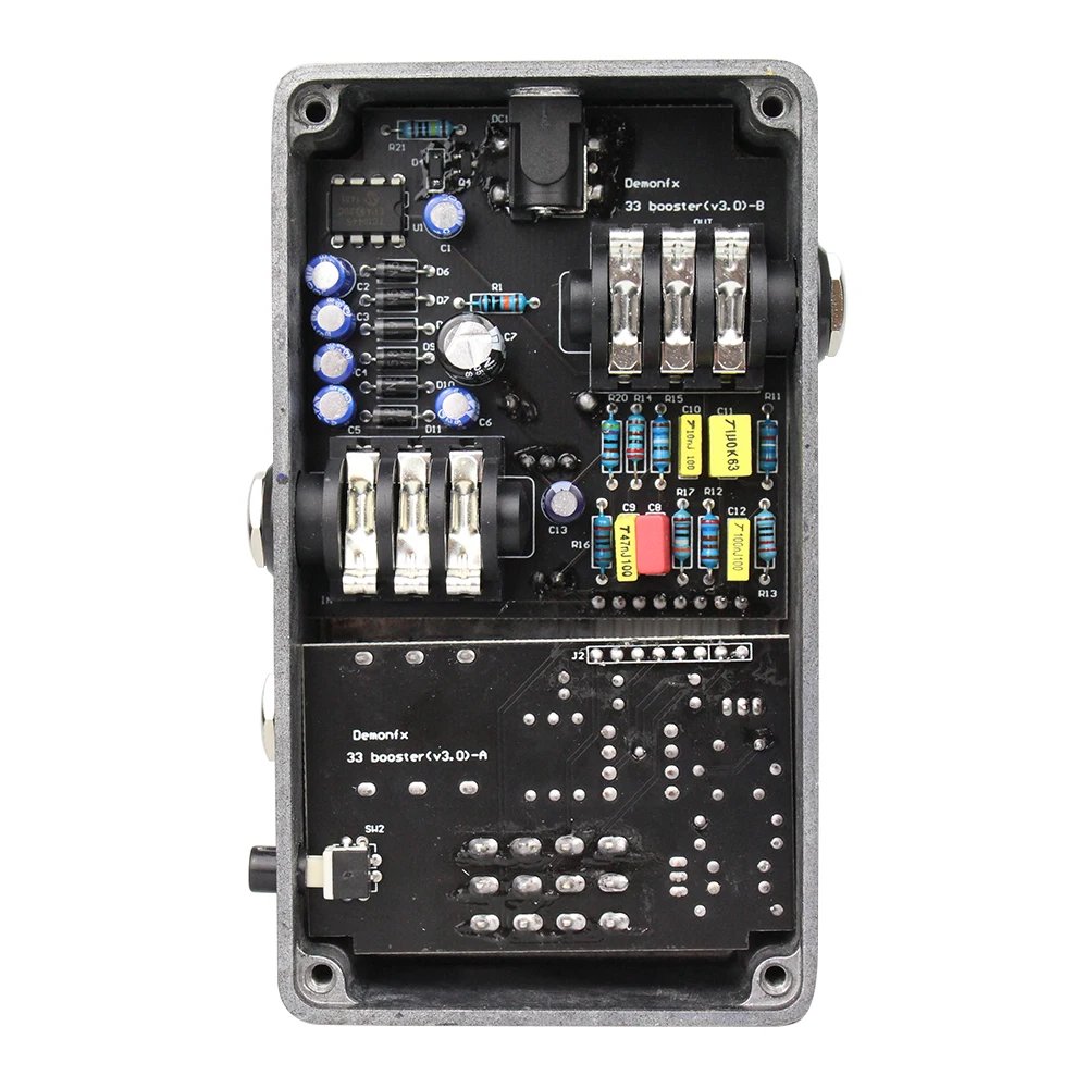 NEW Demonfx High Quality Guitar Bass Effect Pedal Overdrive Distortion Compressor Delay Chorus AutoWah Pedal
