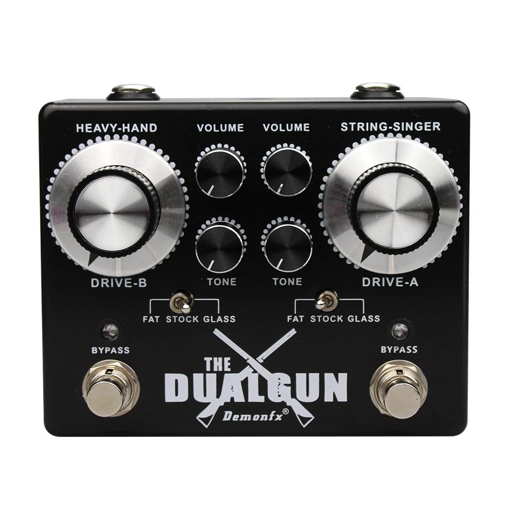 NEW Demonfx High Quality Guitar Bass Effect Pedal Overdrive Distortion Compressor Delay Chorus AutoWah Pedal