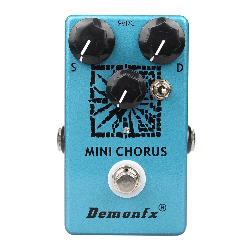NEW Demonfx High Quality Guitar Bass Effect Pedal Overdrive Distortion Compressor Delay Chorus AutoWah Pedal
