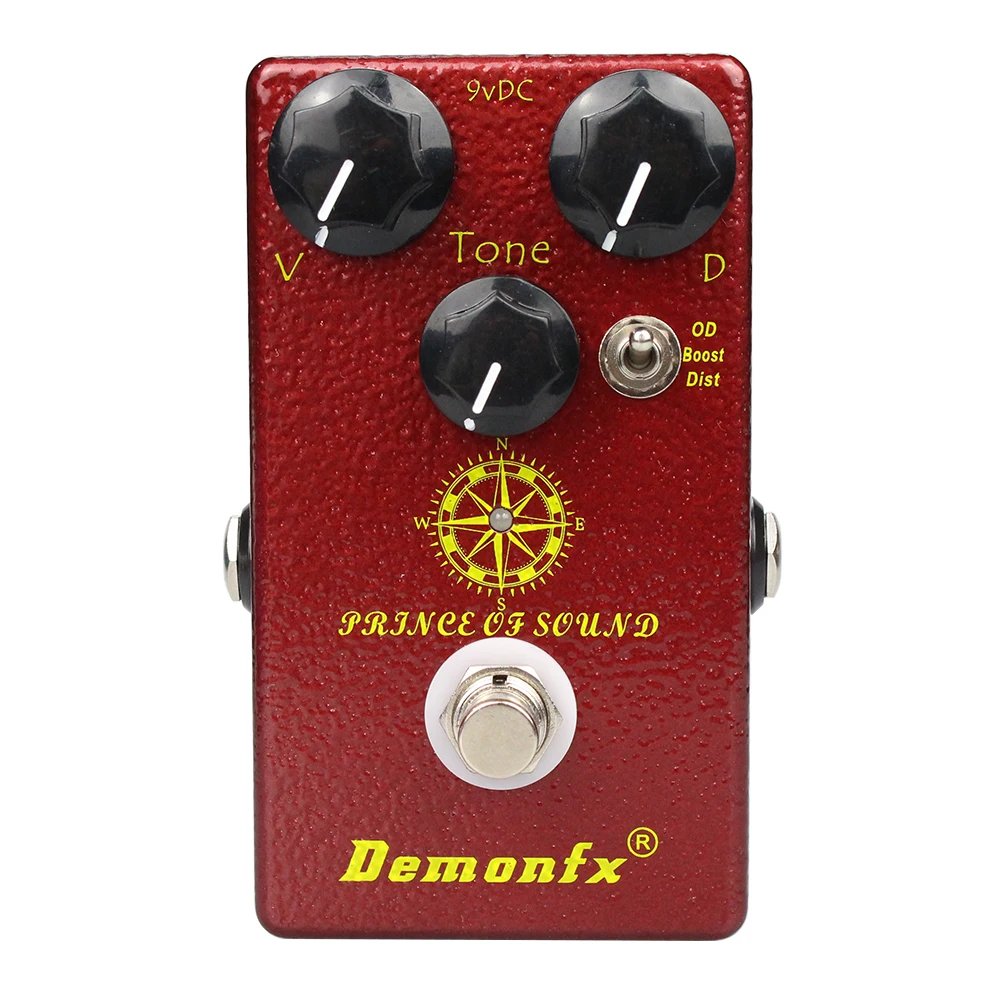 NEW Demonfx High Quality Guitar Bass Effect Pedal Overdrive Distortion Compressor Delay Chorus AutoWah Pedal
