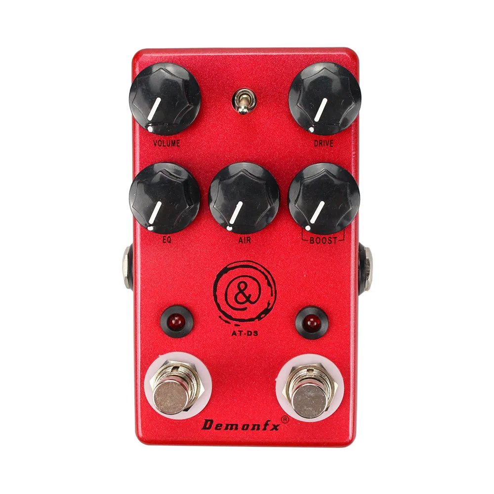 NEW Demonfx High Quality Guitar Bass Effect Pedal Overdrive Distortion Compressor Delay Chorus AutoWah Pedal