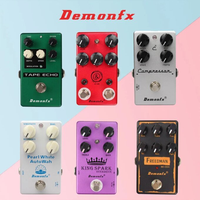 NEW Demonfx High Quality Guitar Bass Effect Pedal Overdrive Distortion Compressor Delay Chorus AutoWah Pedal - Image 2