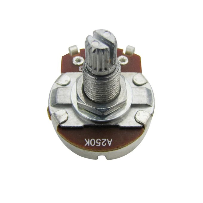 FLEOR 4pcs Full Size Pots Long Split Shaft Guitar Potentiometers A500K A250K B250K A500K for Choose - Image 2