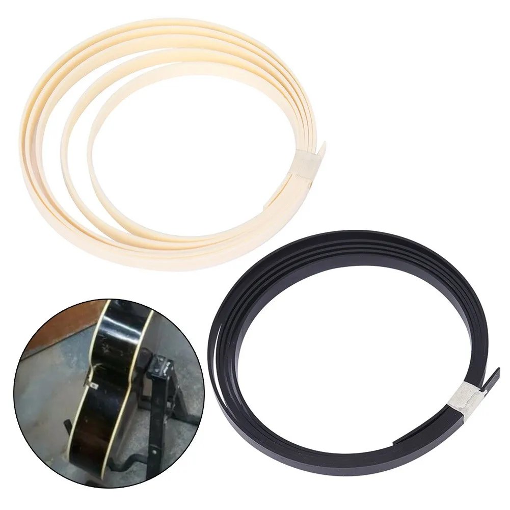 Guitar Neck Body Binding Purfling Strip For Luthier 1650mmx6mm ABS Plastic Guitar Binding Purfling Strip Edge Trim Accessories Guitar Neck Body Binding Purfling Strip For Luthier 1650mmx6mm ABS Plastic Guitar Binding Purfling Strip Edge Trim Accessories