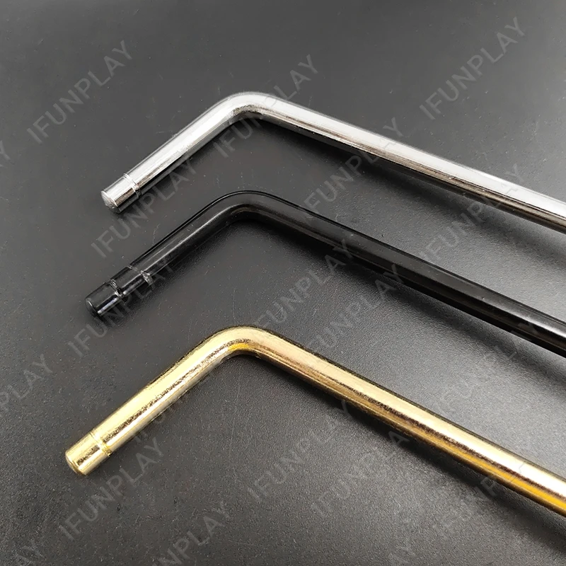 Direct Insertion Electric Guitar Tremolo Arm Whammy Bar Insert Part Diameter 5mm/6mm Black Gold Chrome