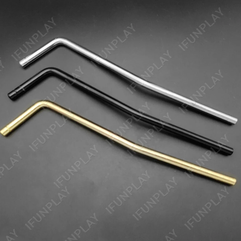 Direct Insertion Electric Guitar Tremolo Arm Whammy Bar Insert Part Diameter 5mm/6mm Black Gold Chrome