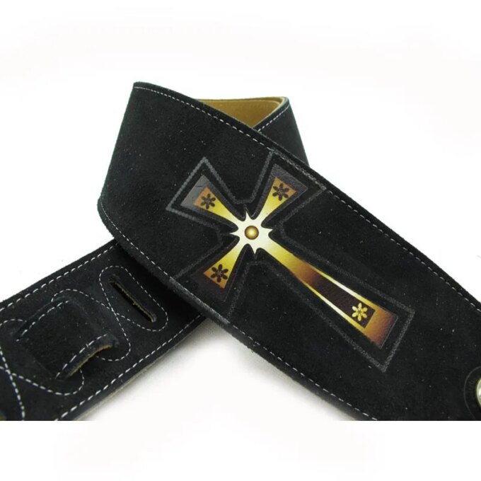 YUEKO Two Layer Leather Guitar Strap High Quality Strap For Acoustic Electric Bass Guitar Strap Guitar Accessories Guitar Part - Image 5