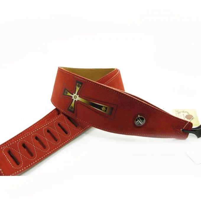 YUEKO Two Layer Leather Guitar Strap High Quality Strap For Acoustic Electric Bass Guitar Strap Guitar Accessories Guitar Part - Image 3