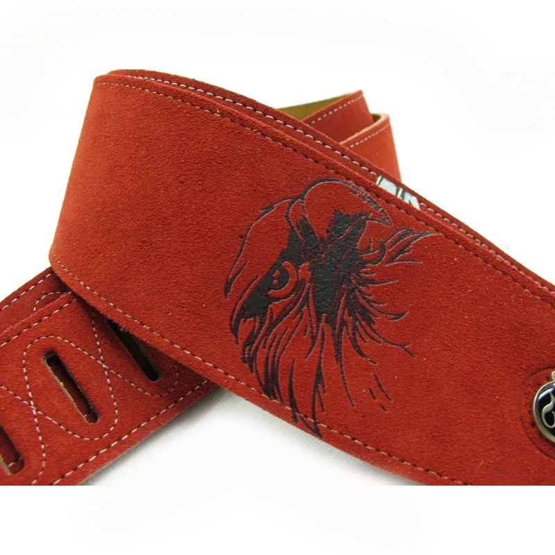 YUEKO Two Layer Leather Guitar Strap High Quality Strap For Acoustic Electric Bass Guitar Strap Guitar Accessories Guitar Part