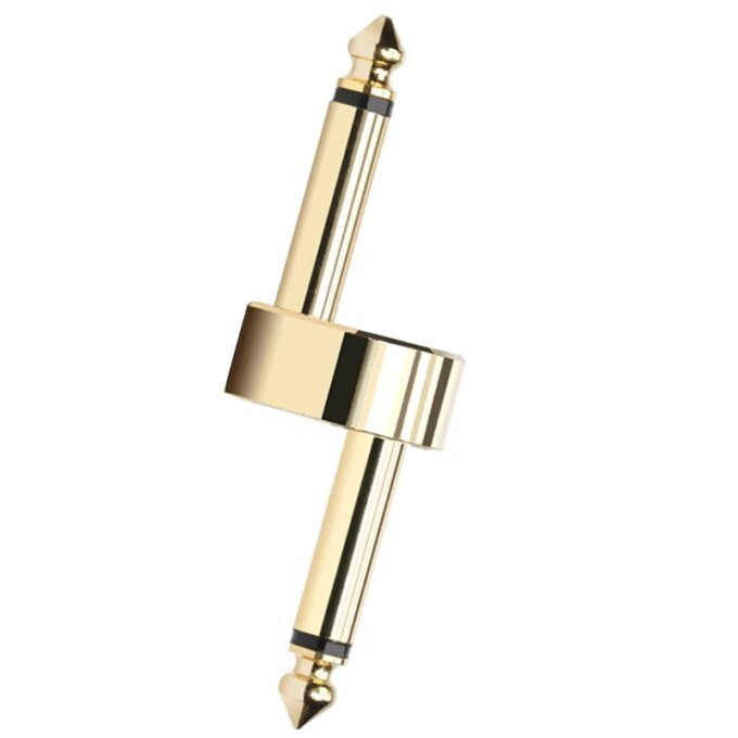 2Pcs 6.35mm 1/4'' Type Male to Male Plug Guitar Pedal Coupler Pedal Connector Z Type Male to Male Jack Plug Connector - Image 6