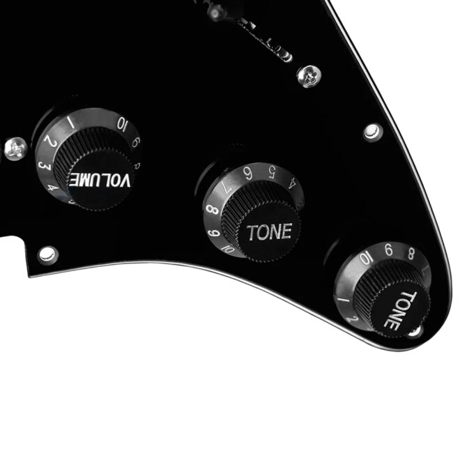 IRIN Electric Guitar Pickguard Pickups Loaded Prewired Black 11 Hole Single Coil Pickguard Pickups Parts for FD ST Style Guitar - Image 5