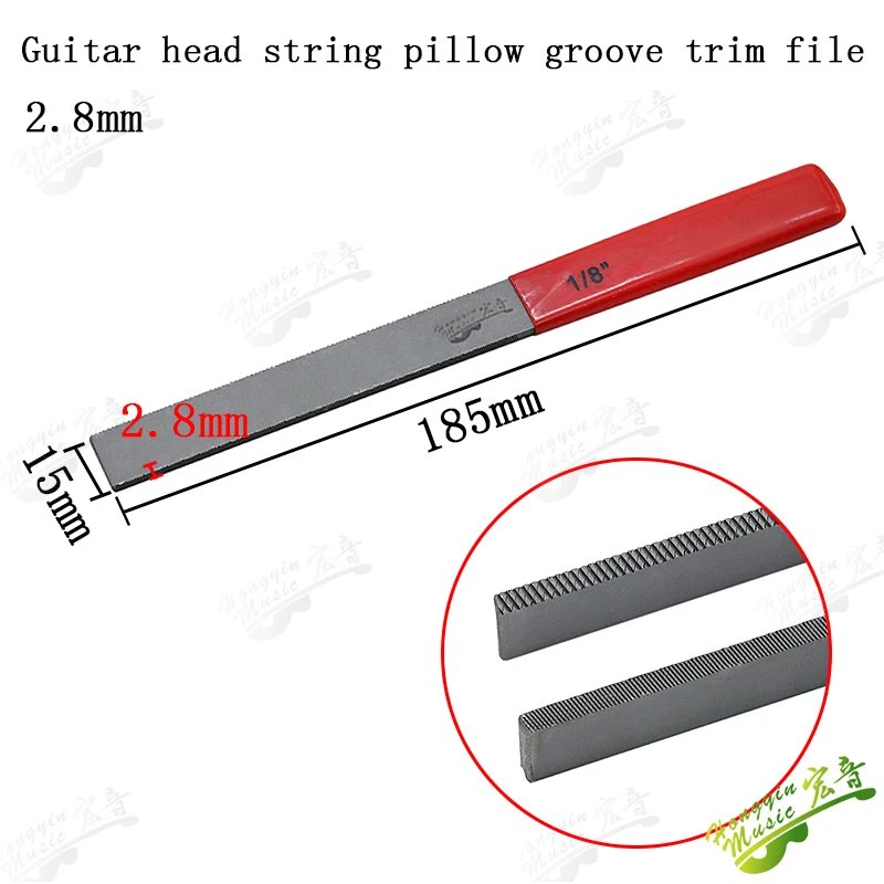 Guitar pillow grinding file block string pillow slotted file Square saw file block making repair tools Guitar pillow grinding file block string pillow slotted file Square saw file block making repair tools