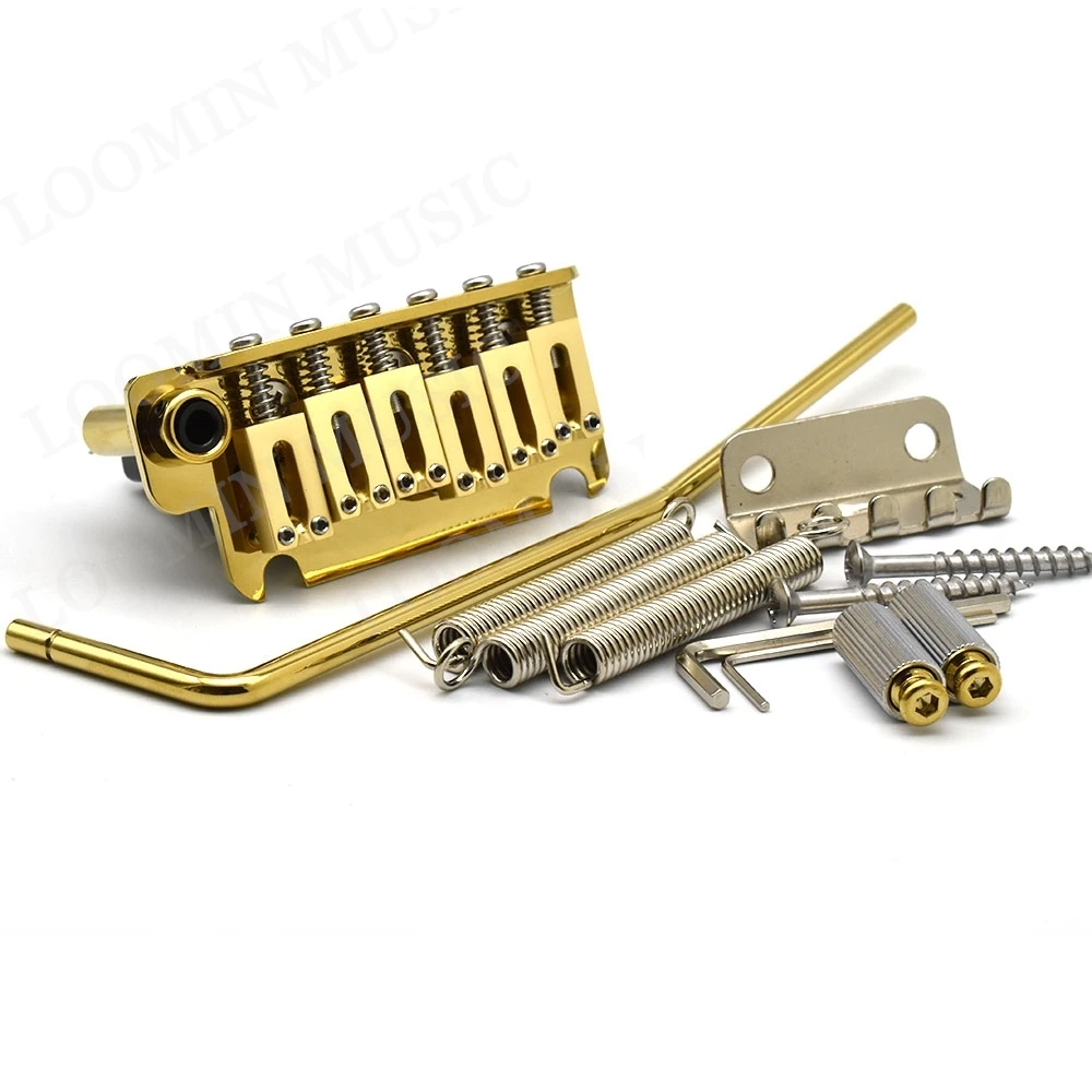 2 post point Electric Guitar Tremolo System Bridge With Brass Block for ST and suhr guitar
