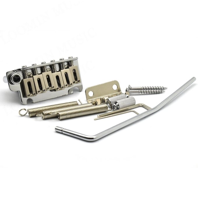 2 post point Electric Guitar Tremolo System Bridge With Brass Block for ST and suhr guitar - Image 2