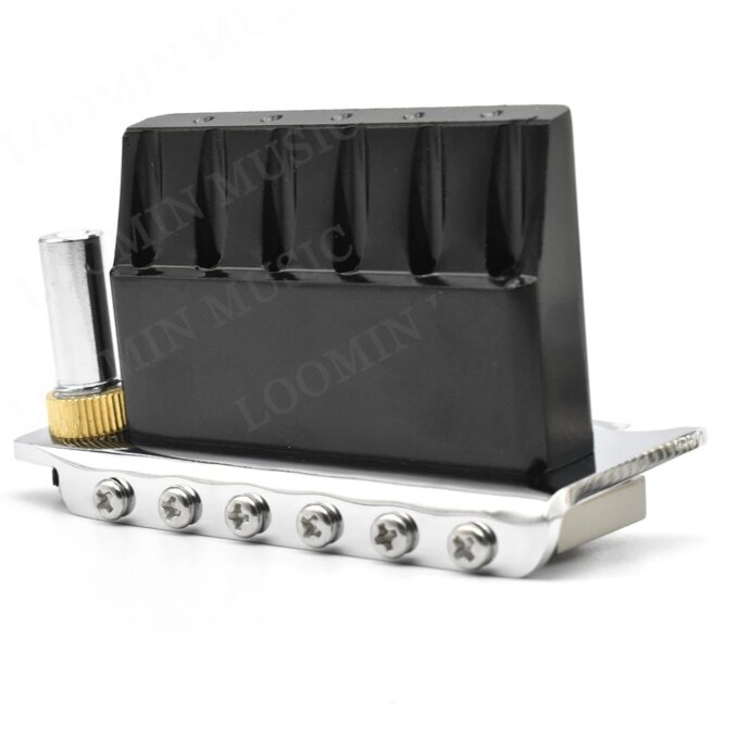 2 post point Electric Guitar Tremolo System Bridge With Brass Block for ST and suhr guitar - Image 4