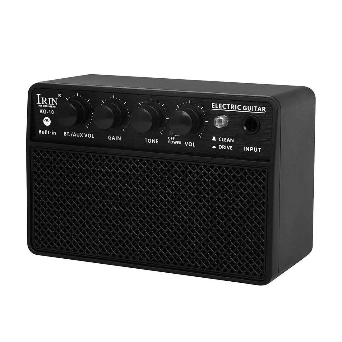 IRIN Audio Electric Guitar Bass Sound Amplifier 10W 6.35mm Rechargeable Portable Sound Amplifier Electric Guitar Bass Accessory IRIN Audio Electric Guitar Bass Sound Amplifier 10W 6.35mm Rechargeable Portable Sound Amplifier Electric Guitar Bass Accessory