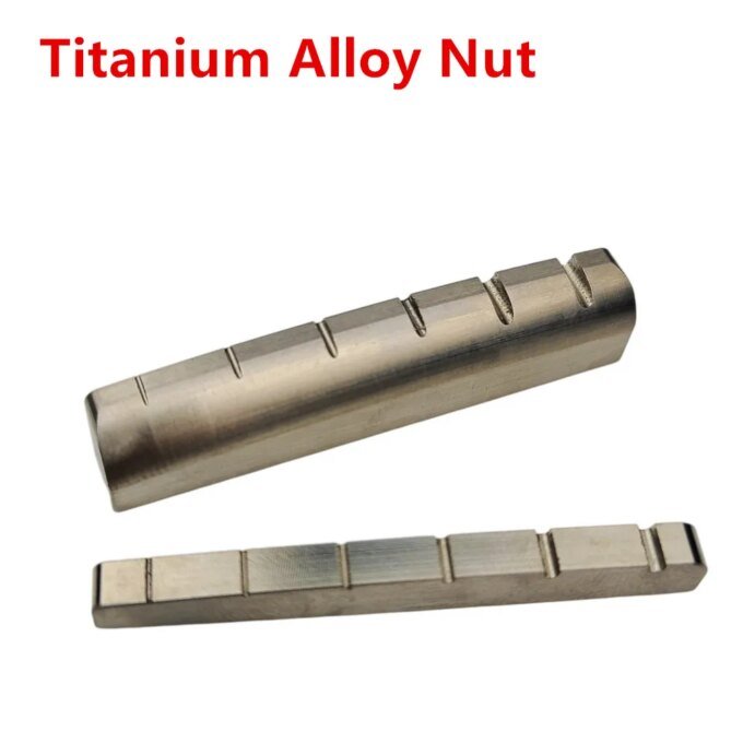 【Made in Japan】 1 Piece Electric Guitar Titanium Alloy Nut For ST TL Les Paul LP SG Style Guitar 43MM