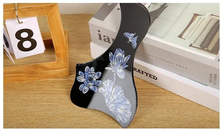 1 PC Professional Folk Acoustic Guitar Pickguard Soft Scratch Plate Self-adhesive Pick Guard Sticker for Acoustic Guitar String