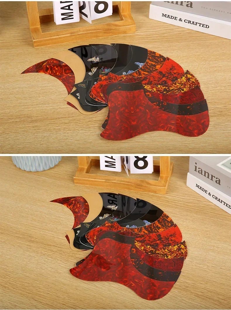 1 PC Professional Folk Acoustic Guitar Pickguard Soft Scratch Plate Self-adhesive Pick Guard Sticker for Acoustic Guitar String