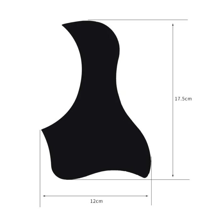 1 PC Professional Folk Acoustic Guitar Pickguard Soft Scratch Plate Self-adhesive Pick Guard Sticker for Acoustic Guitar String - Image 2